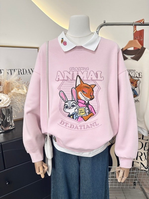 Street Fashion Outlet - Outlets Tagless Color Block Neck Fake
