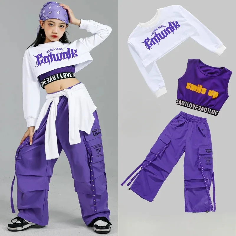 Street Fashion Dance - Children Street Dance Outfits Kids Streetwear