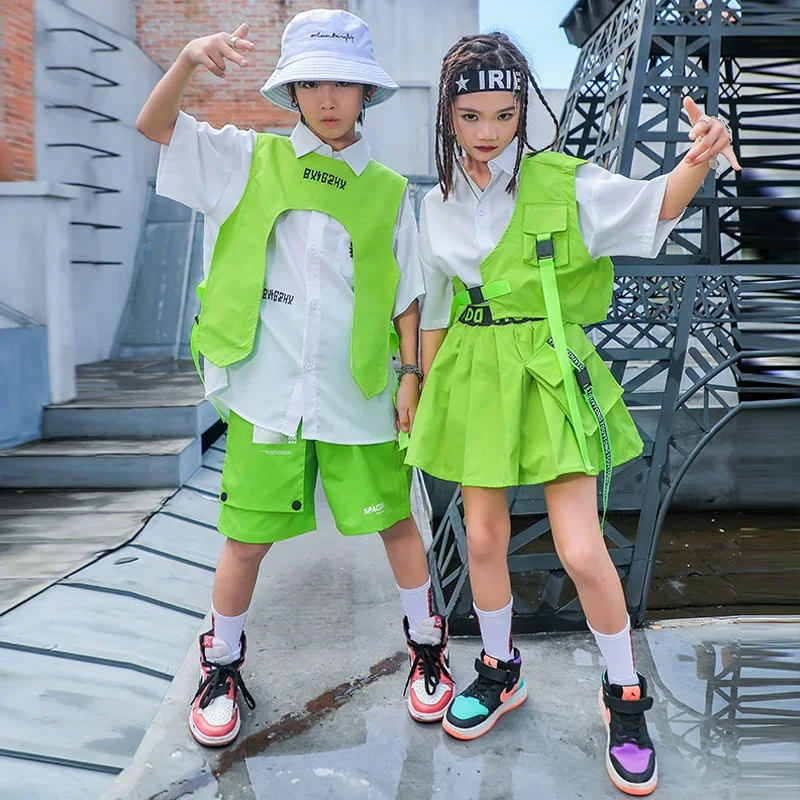 Street Fashion Dance - Fashion Children Streetwear Hip Hop Costumes