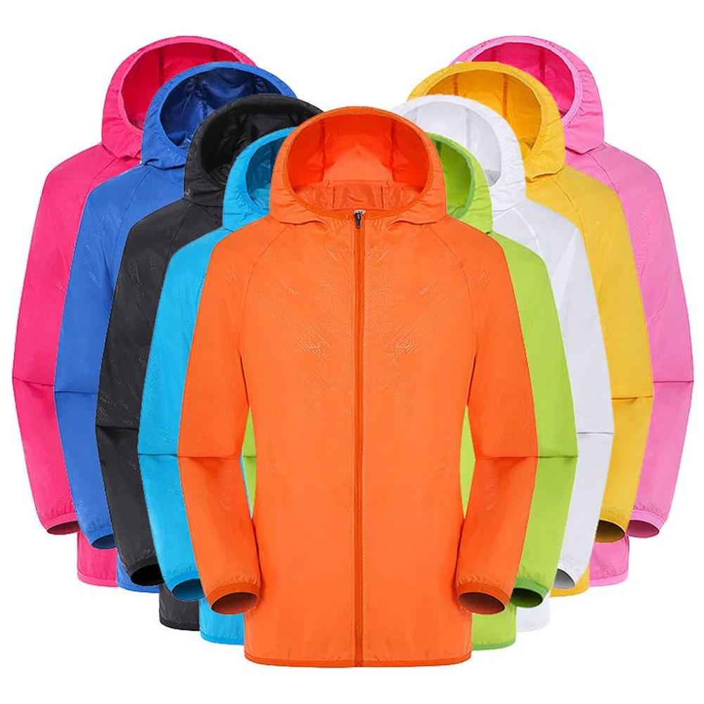Reflective Jacket Running - Outdoor Sports Waterproof Windproof Rain Coat