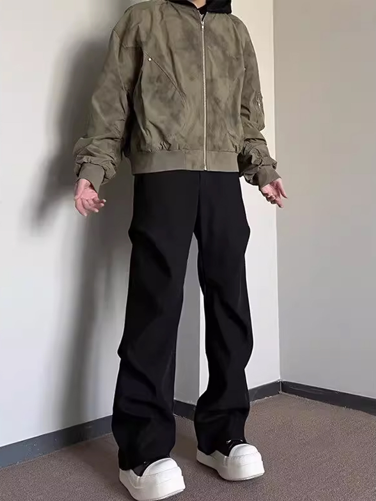 Street Fashion Vibes - Cleanfit Men's Casual Pants High Waist