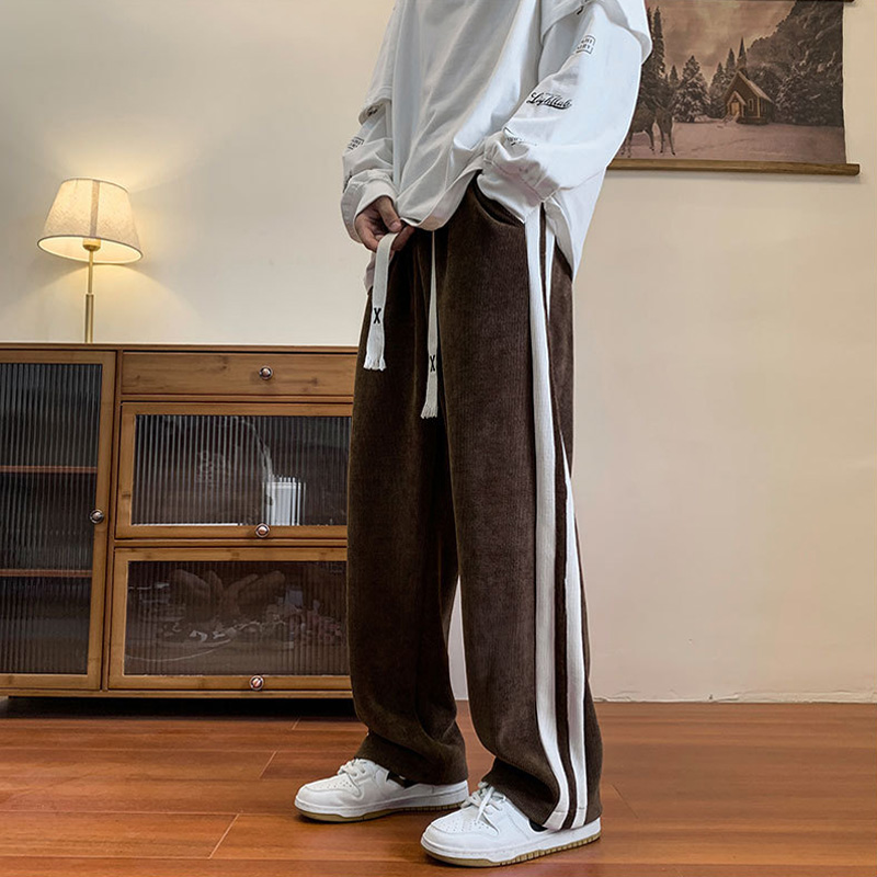 Brown Sweatpants Men Casual Co – Street Fashion Clothes Bewertung und Preis