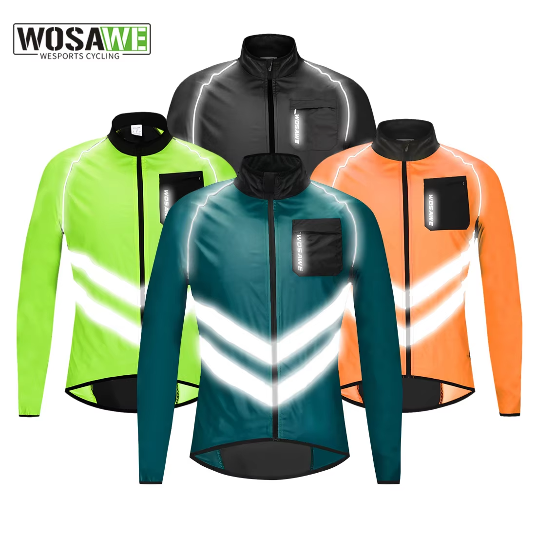 WOSAWE Windproof Running Sport – Reflective Jacket Running Bewertung und Preis