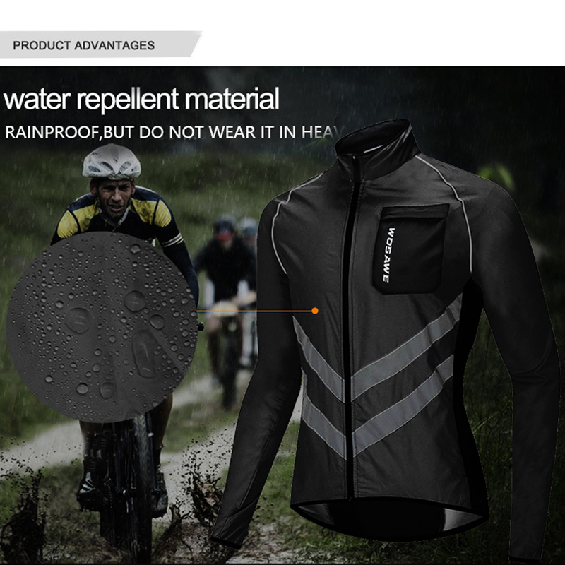 WOSAWE Windproof Running Sport – Reflective Jacket Running Bewertung und Preis