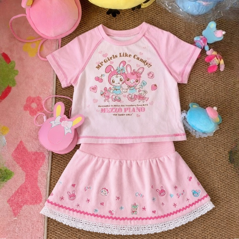 Vintage Kawaii Cute Short Slee – Street For Fashion Bewertung und Preis