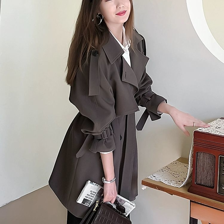 Brown Trench Women'S Fashionab – Street Fashion China Beautiful Girls Bewertung und Preis