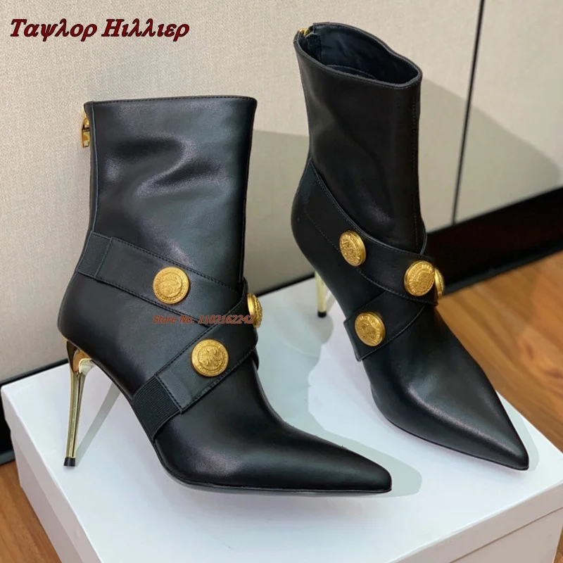 Autumn New Metal Button Ankle  – Street Fashion Female Bewertung und Preis
