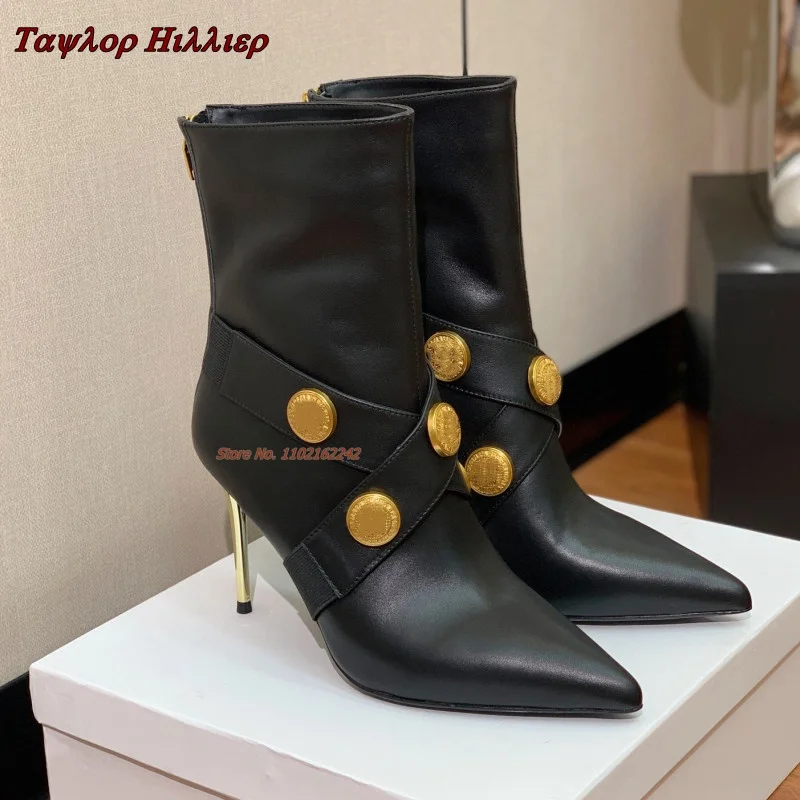 Autumn New Metal Button Ankle  – Street Fashion Female Bewertung und Preis