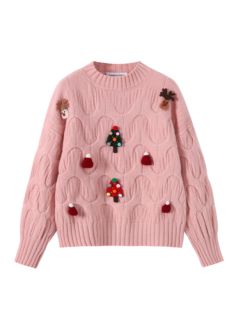 Women Christmas Pullover Knitt – Street Fashion Clothes Bewertung und Preis