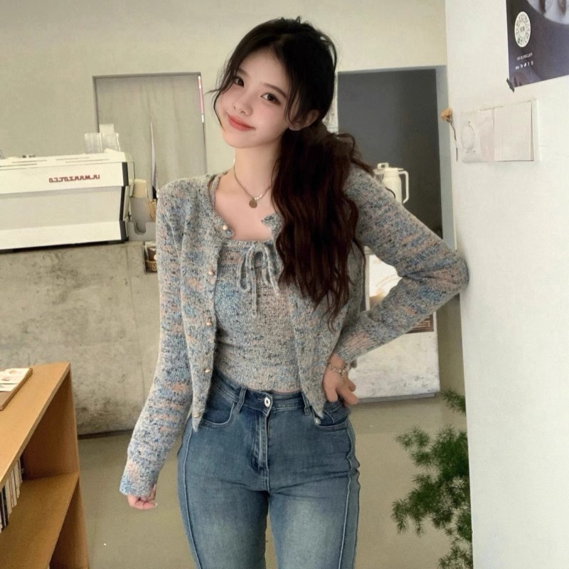 Knitted Sets Women Autumn Spic – Street Fashion Korean Girl Bewertung und Preis