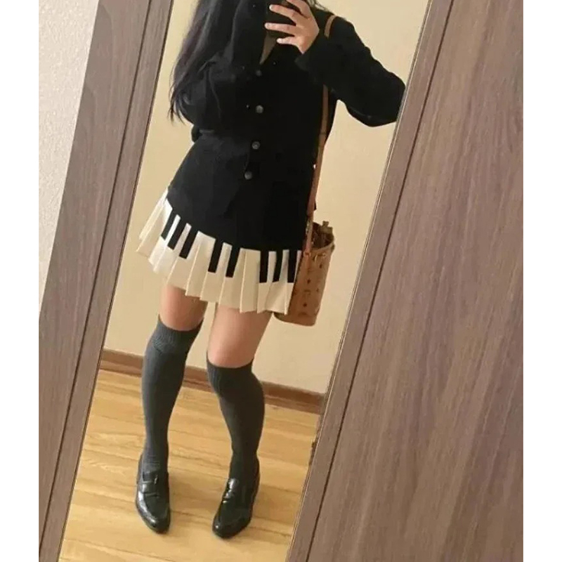 Summer Women Piano Designer Fa – Street Fashion Korean Girl Bewertung und Preis