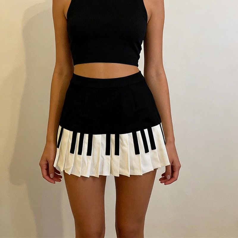 Summer Women Piano Designer Fa – Street Fashion Korean Girl Bewertung und Preis