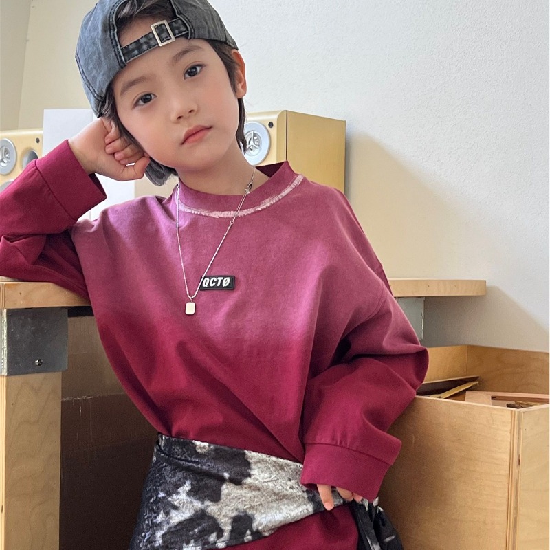 Boys Girls T-shirts 2025 Autum – Street Fashion Korean Girl Bewertung und Preis