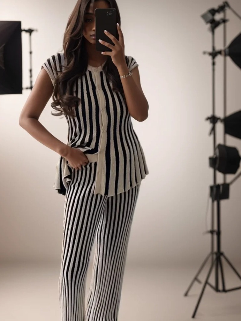 Fashion Pants Suit  Woman Clot – Street Fashion Clothes Bewertung und Preis
