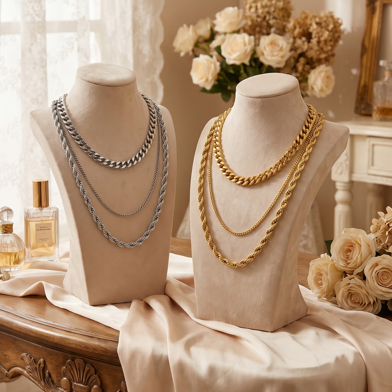 Stainless Steel Chain Cuban Li – Fashion Street Singapore Bewertung und Preis