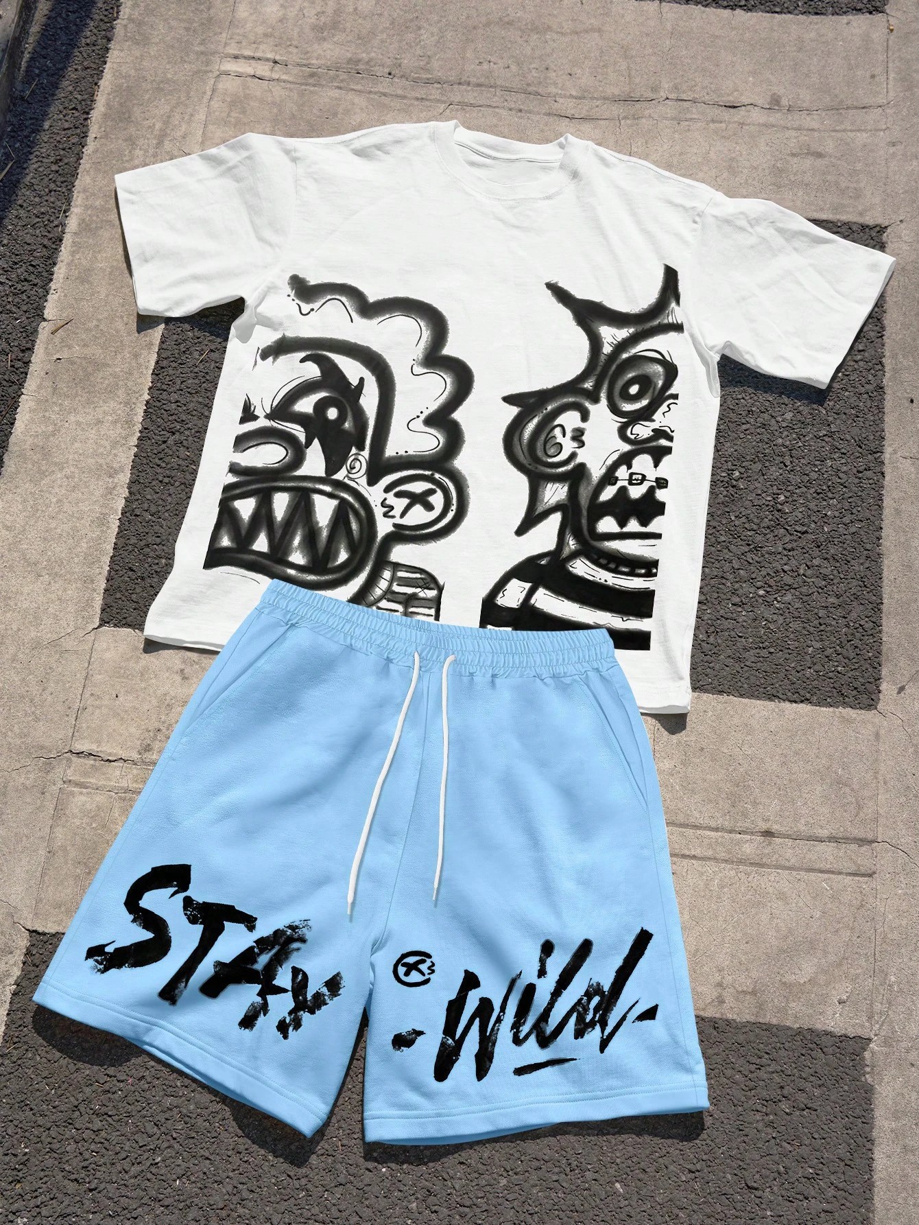 2026 Summer New Men's Short-Sl – Street Fashion For 2026 Bewertung und Preis