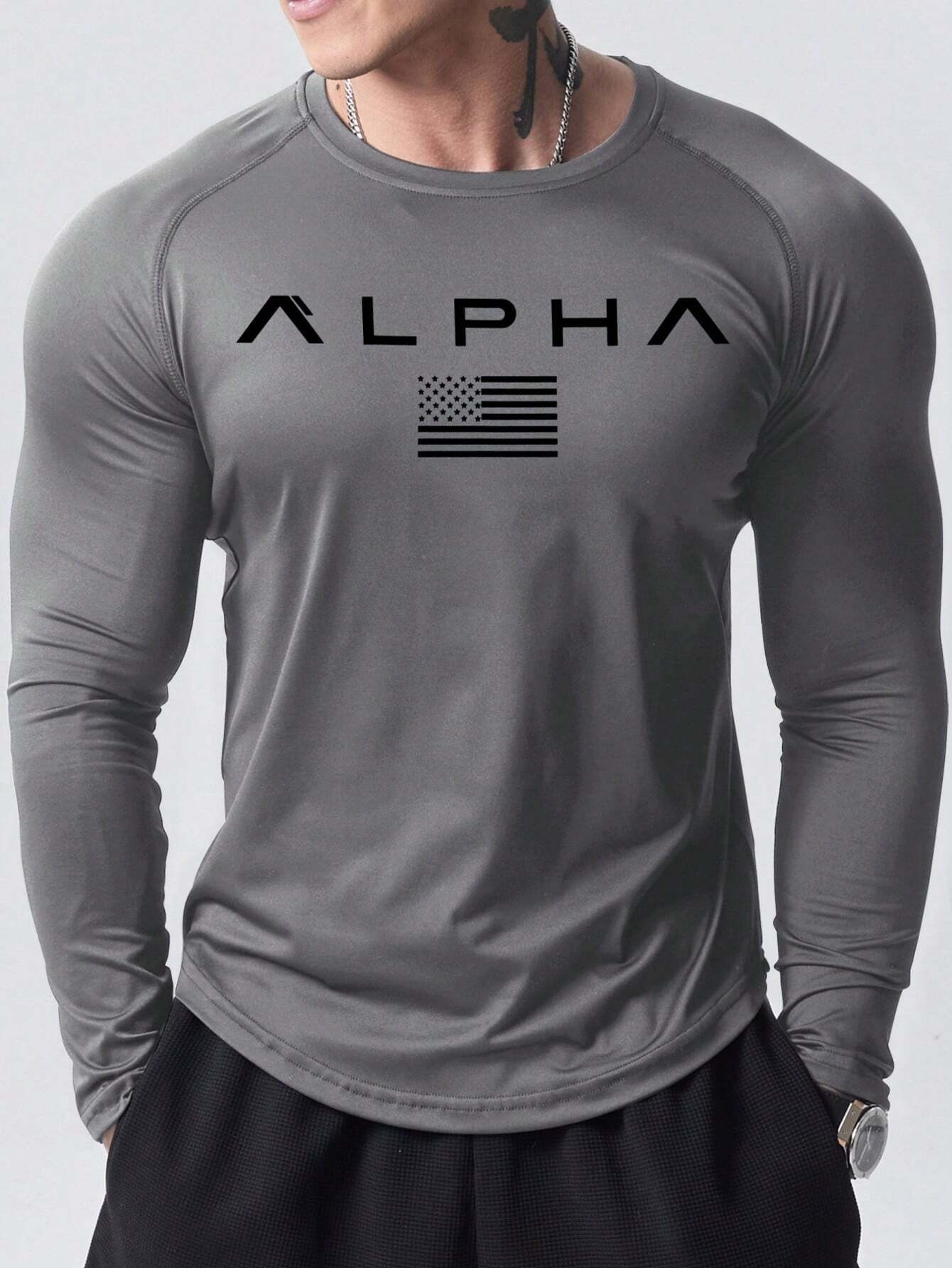 New men's long-sleeved T-shirt – Street For Fashion Bewertung und Preis