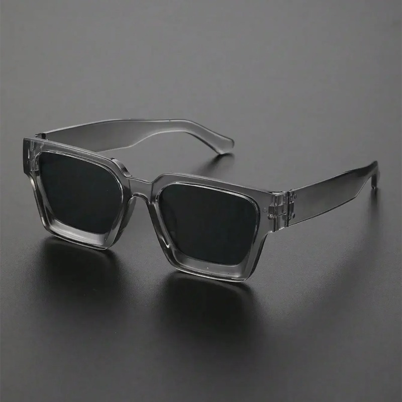Unisex Plastic Fashion Square  – Street Fashion Glasses Bewertung und Preis