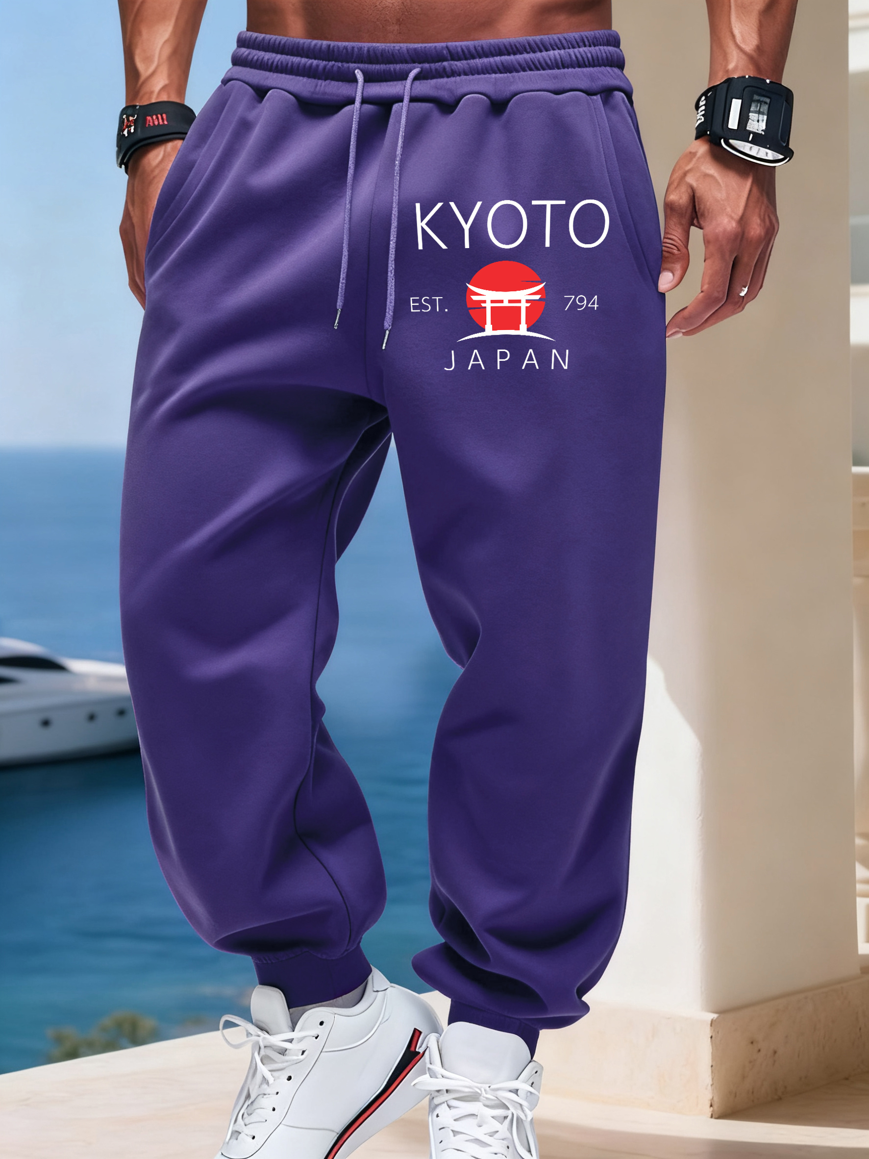 Kyoto Japan Letter Print Basic – Street Fashion Kyoto Bewertung und Preis