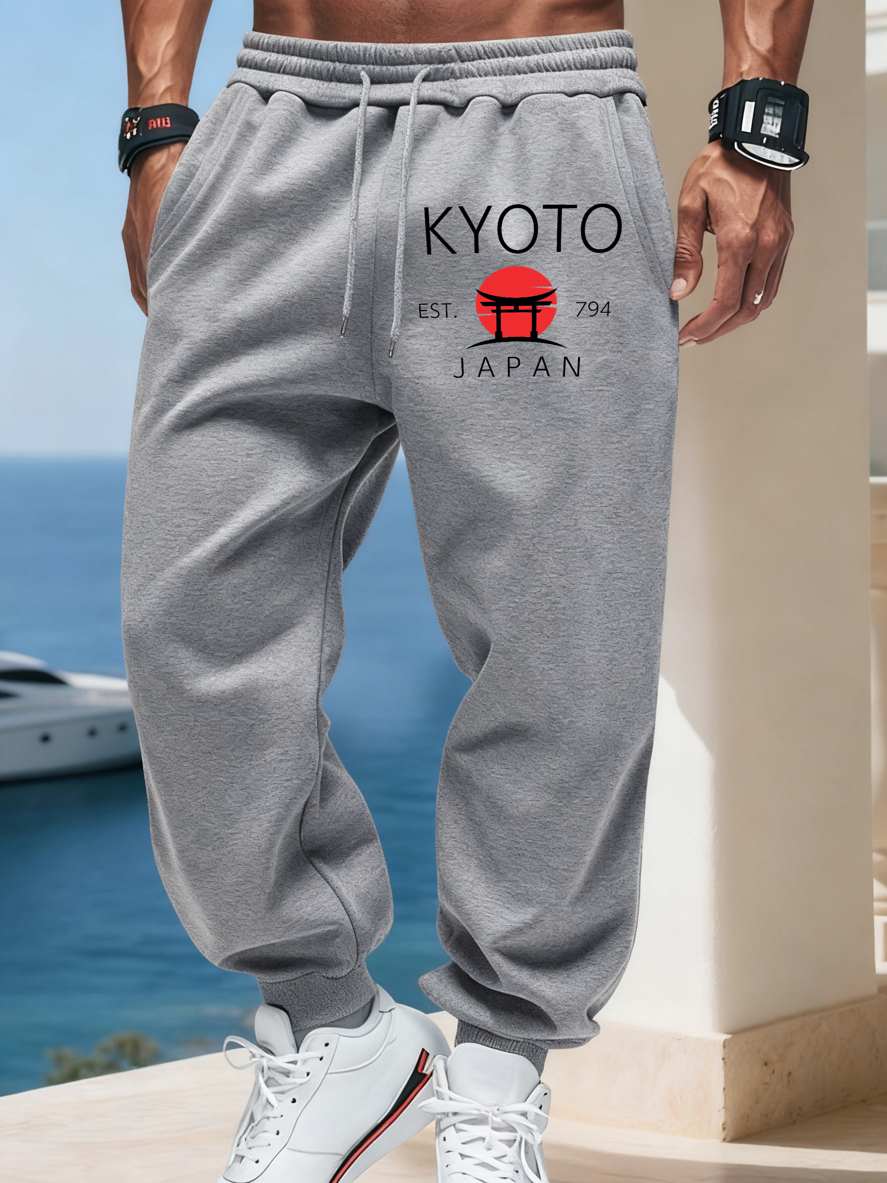 Kyoto Japan Letter Print Basic – Street Fashion Kyoto Bewertung und Preis