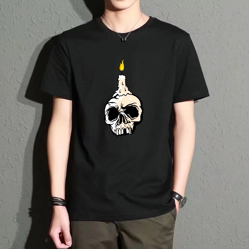 Men's Black Round-Neck Short-S – Street Fashion Essentials Bewertung und Preis
