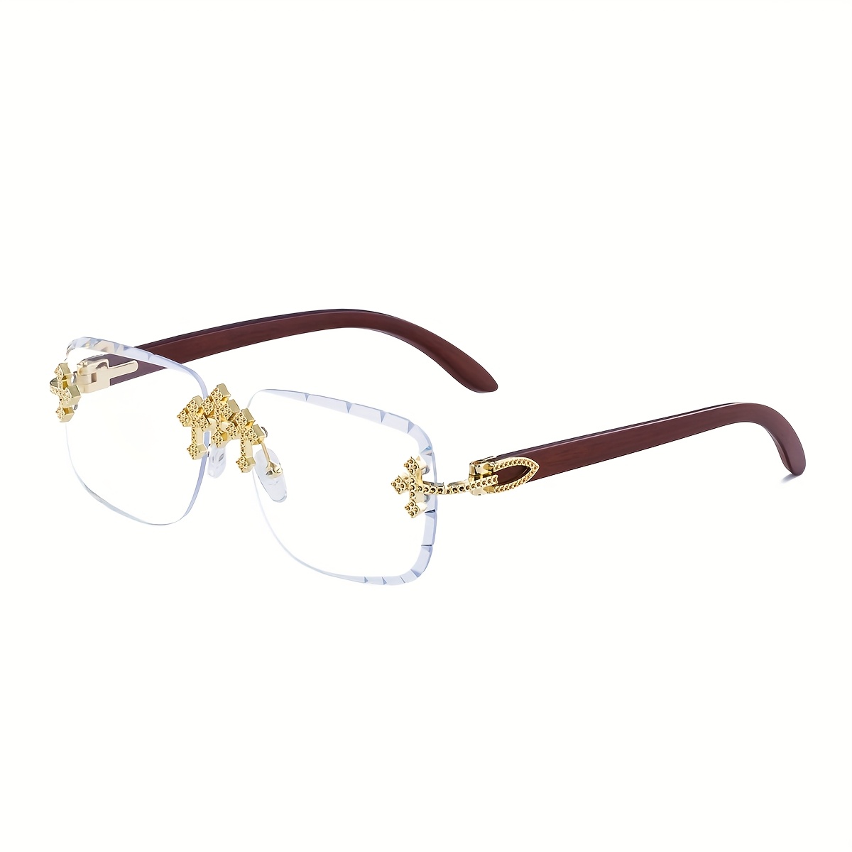 1 pair of YMK men's frameless  – Street Fashion Glasses Bewertung und Preis