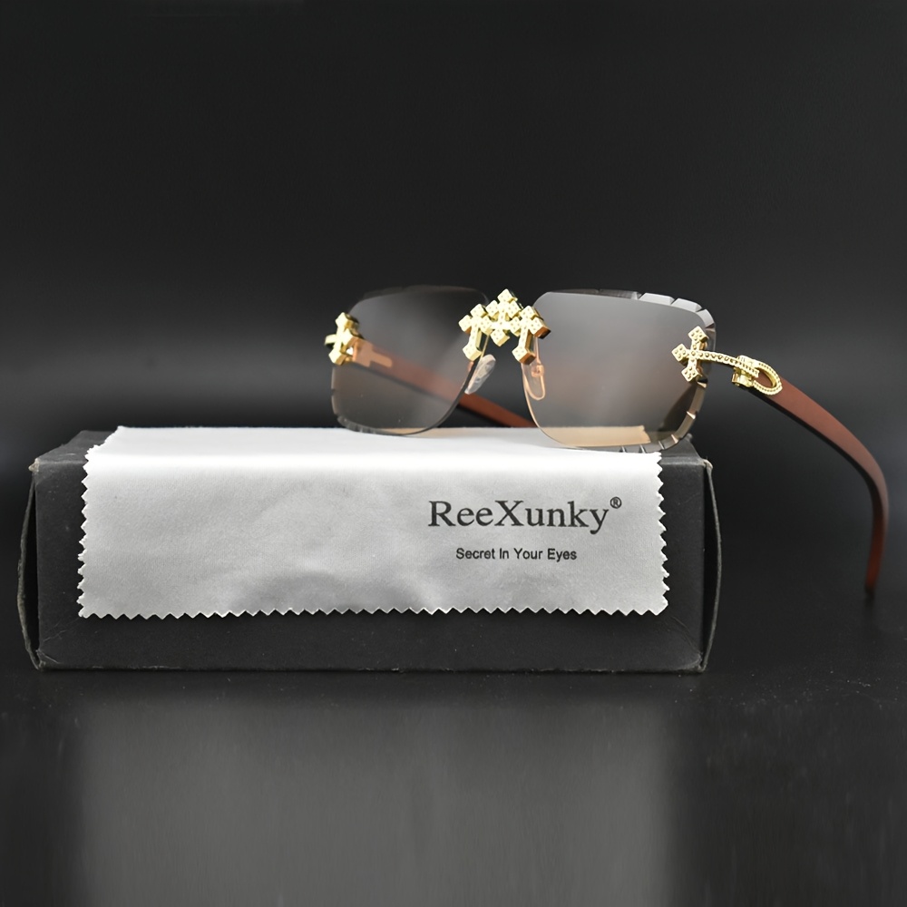 1 pair of YMK men's frameless  – Street Fashion Glasses Bewertung und Preis