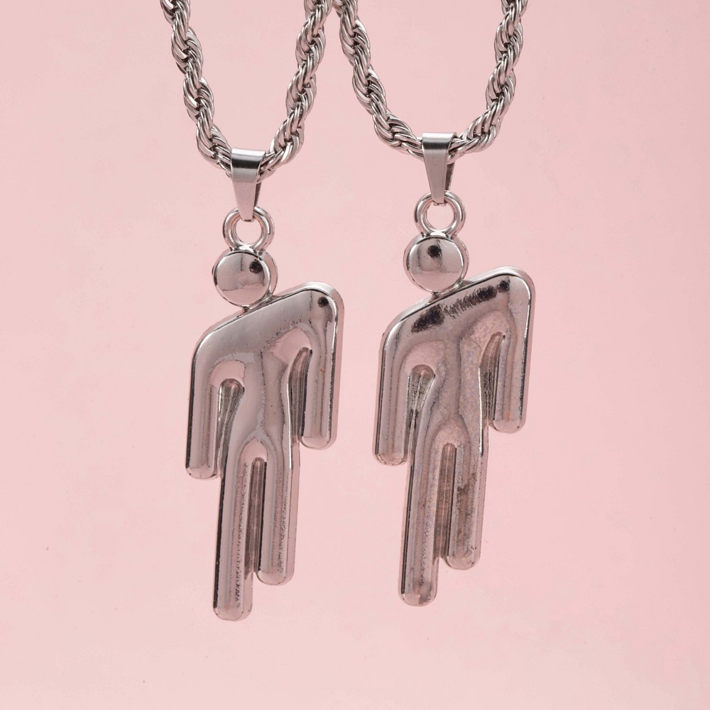 2Pcs Hip Hop Stainless Steel S – Fashion Street Singapore Bewertung und Preis