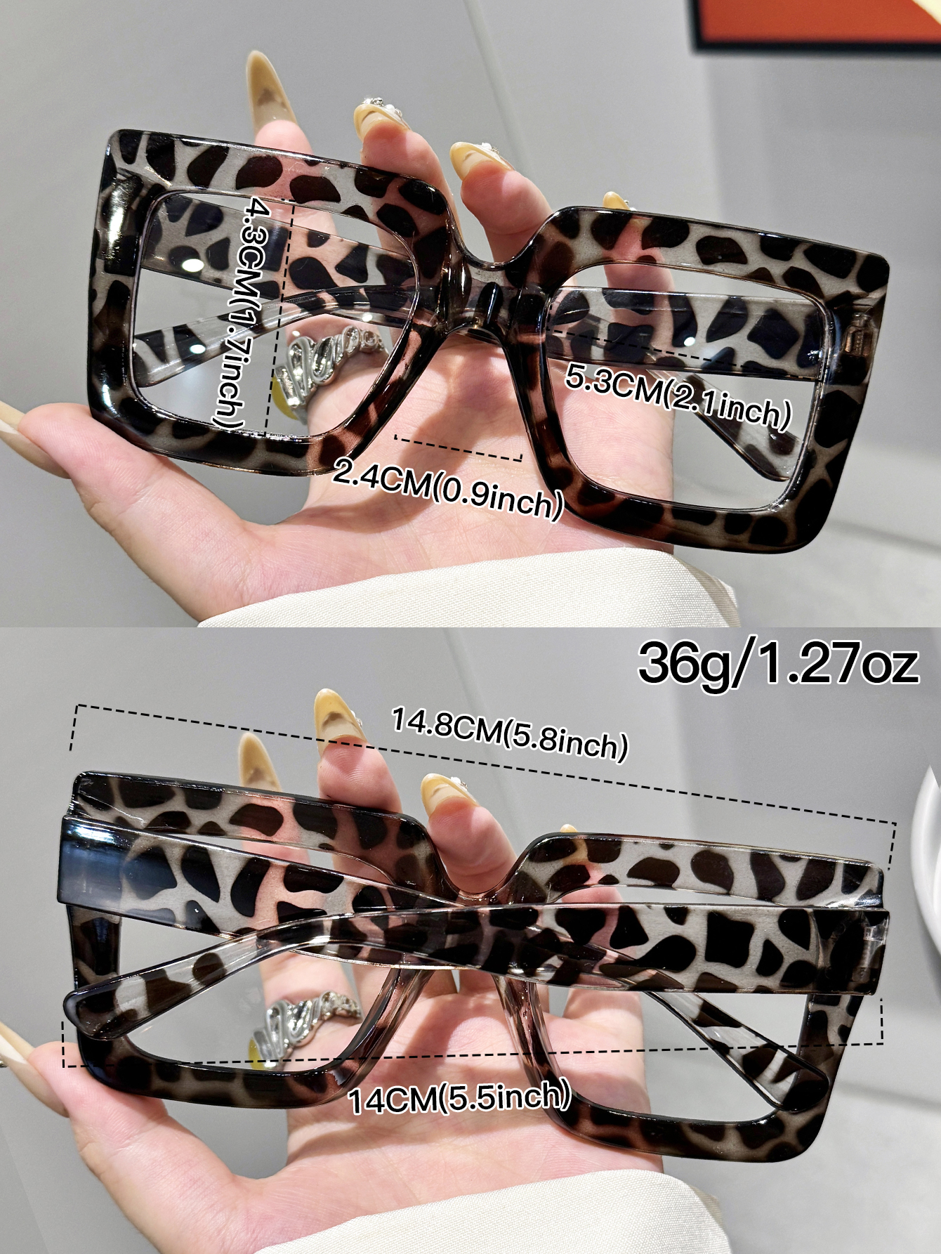1pc retro high street style la – Street Fashion Glasses Bewertung und Preis