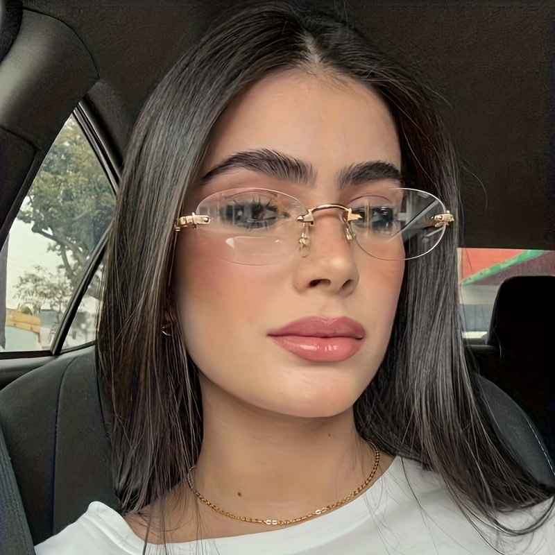 1Pc frameless oval fashion gla – Street Fashion Glasses Bewertung und Preis