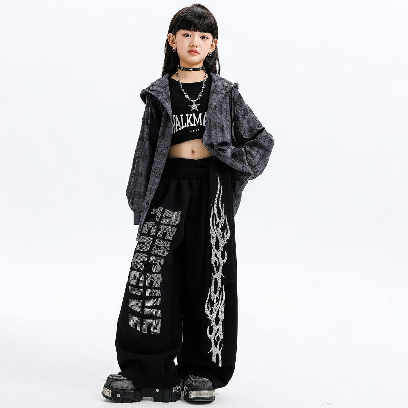 Girls Jazz Dance Costumes Hood – Street Fashion Dance Bewertung und Preis
