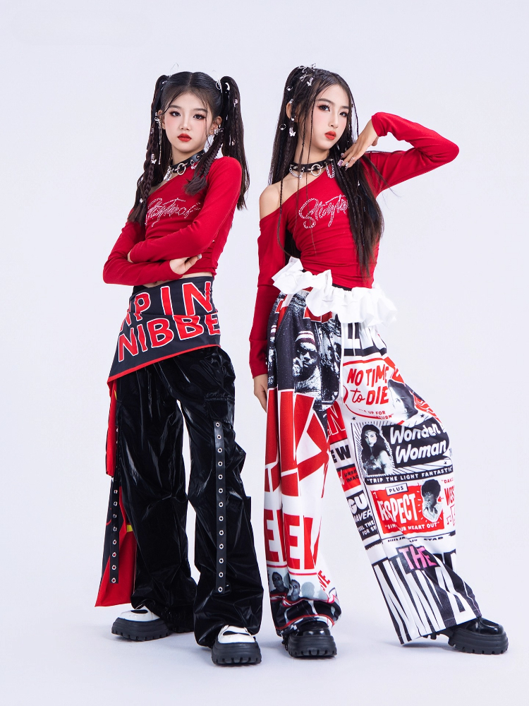 New Girls Hip Hop Dance Costum – Street Fashion Dance Bewertung und Preis