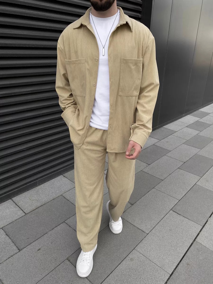 Men's corduroy two-piece outfi – Street For Fashion Bewertung und Preis