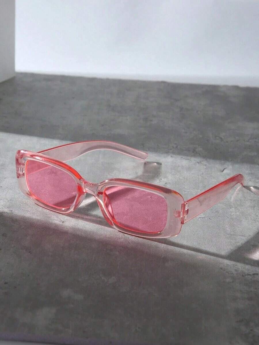 Unisex Red Square Frame Fashio – Street Fashion Glasses Bewertung und Preis
