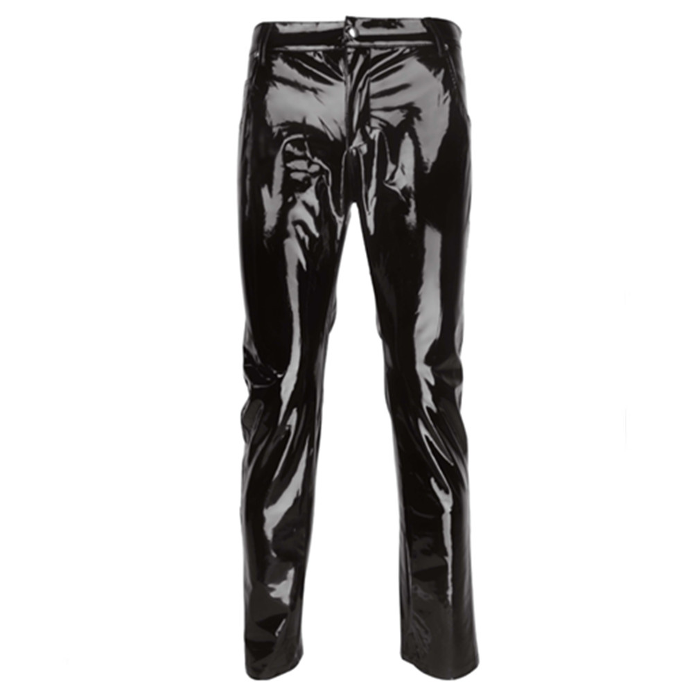 Shiny PVC Latex Trousers Men M – Street Fashion Dance Bewertung und Preis