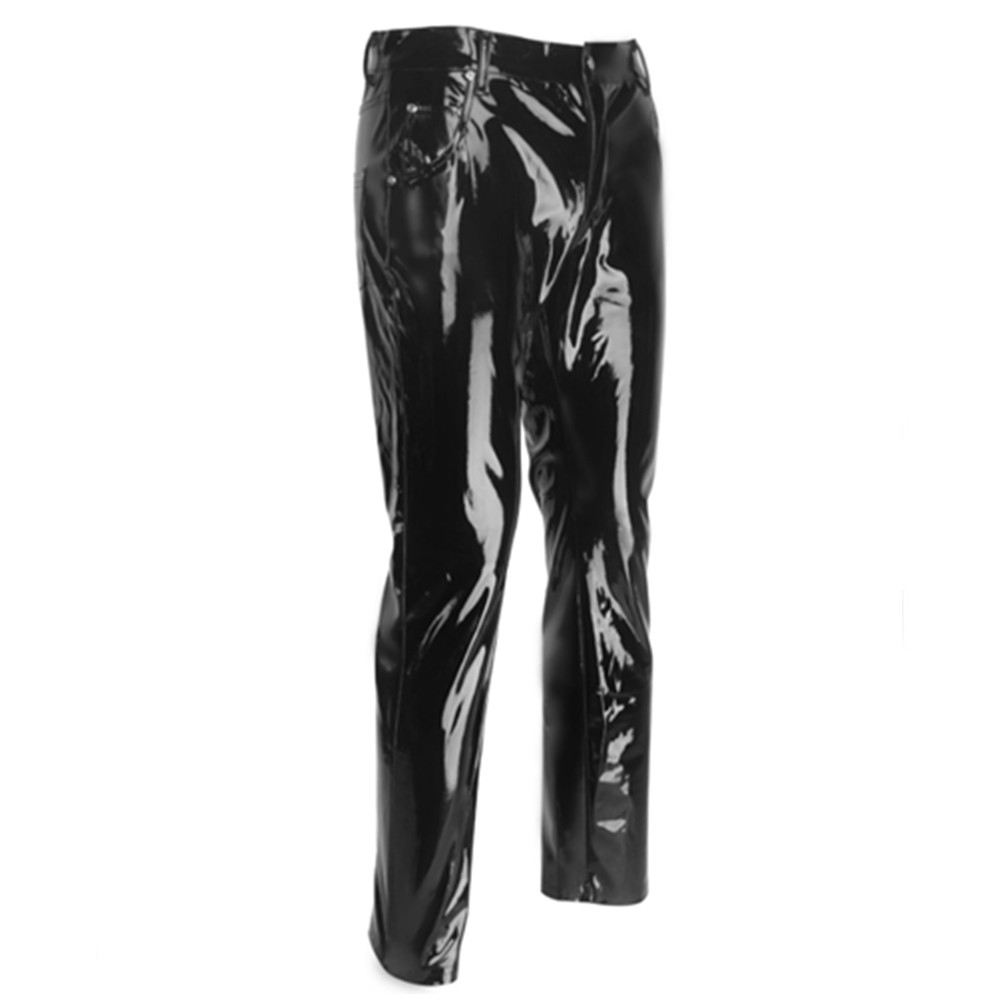 Shiny PVC Latex Trousers Men M – Street Fashion Dance Bewertung und Preis