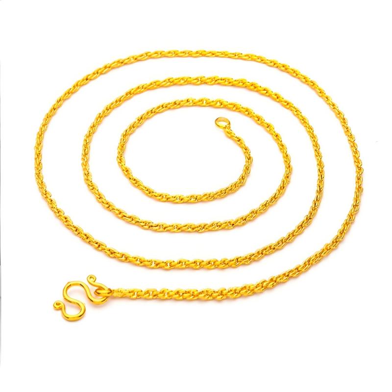 Hip Hop 2mm Twisted Rope 24K G – Fashion Street Singapore Bewertung und Preis
