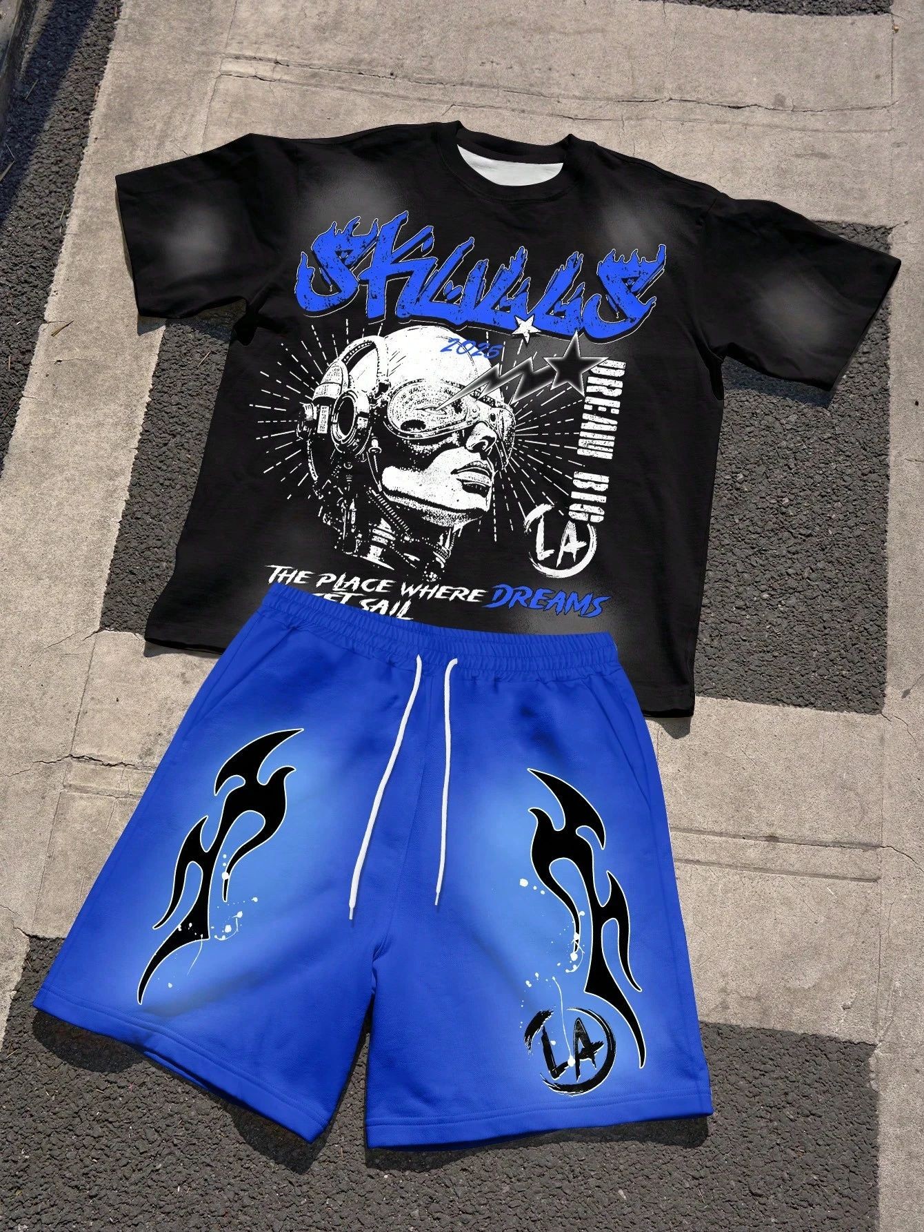 2026 Summer New Men's Short-Sl – Street Summer Fashion Bewertung und Preis
