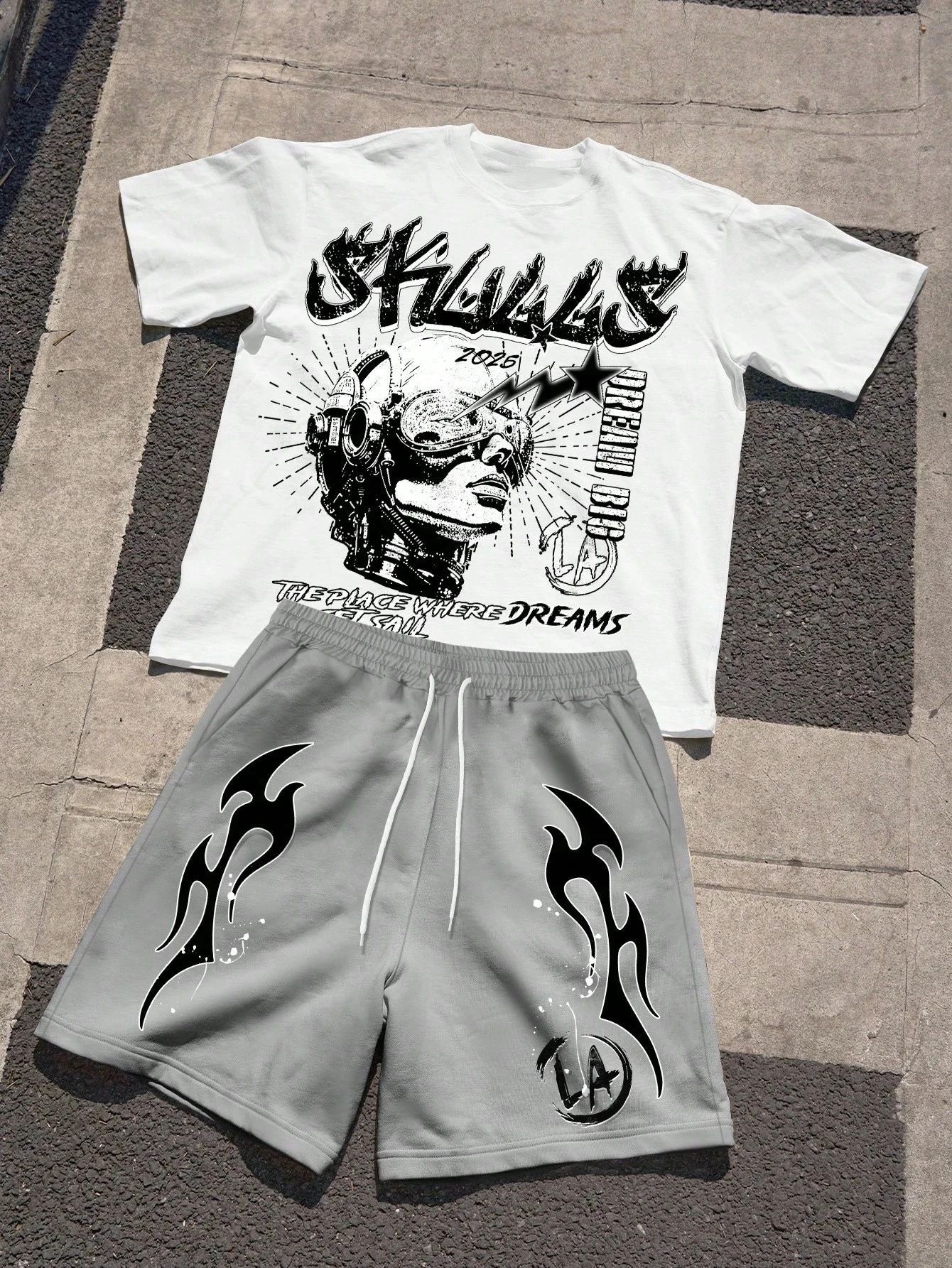 2026 Summer New Men's Short-Sl – Street Summer Fashion Bewertung und Preis