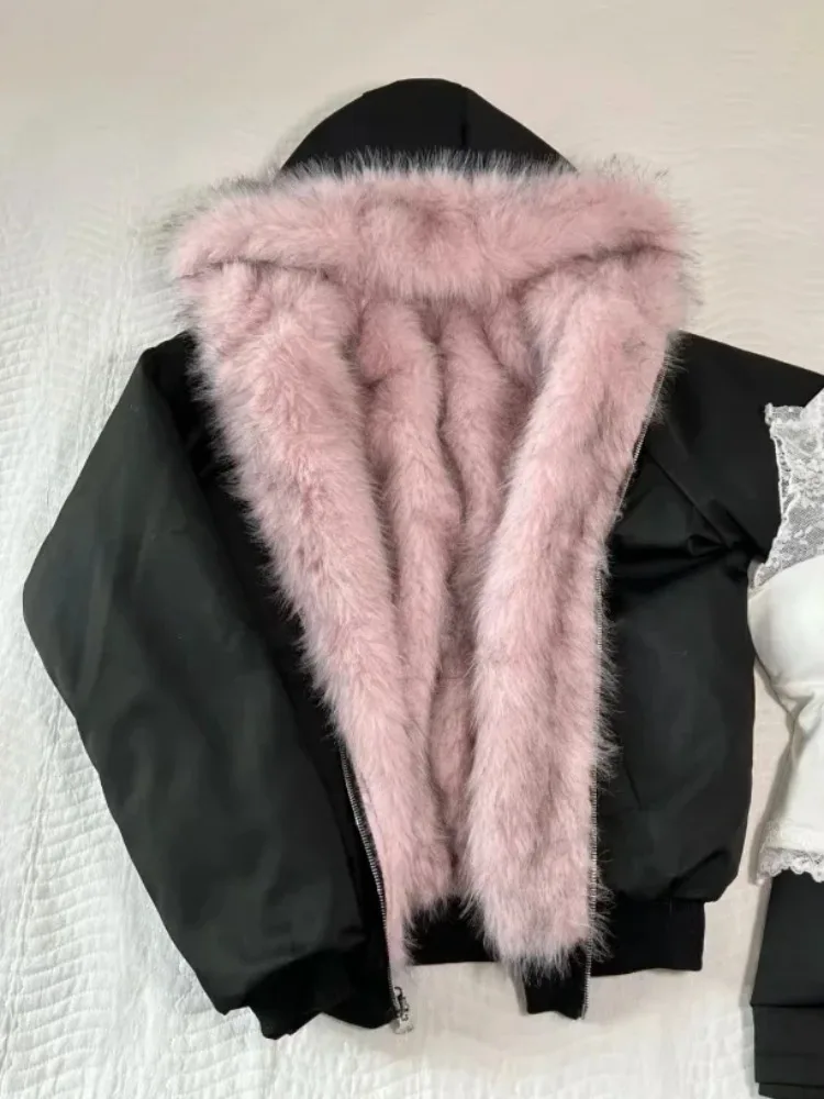 American Vintage Women's Fur P – Street Fashion Korean Girl Bewertung und Preis