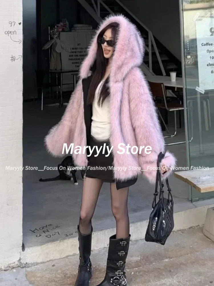 American Vintage Women's Fur P – Street Fashion Korean Girl Bewertung und Preis