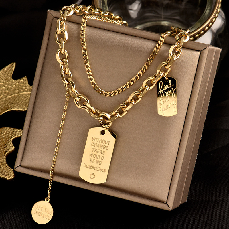 New Trend Titanium Steel Choke – Fashion Street Singapore Bewertung und Preis