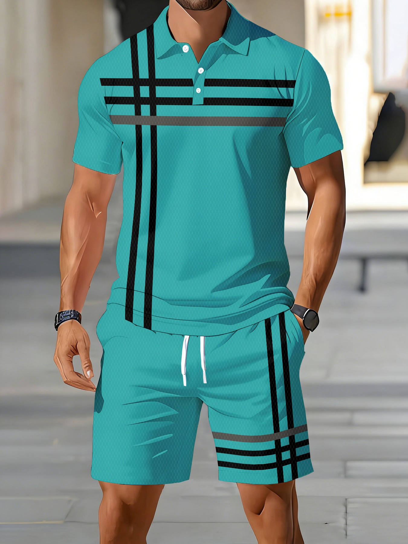 2026 Summer American Men's Pol – Street Fashion For 2026 Bewertung und Preis