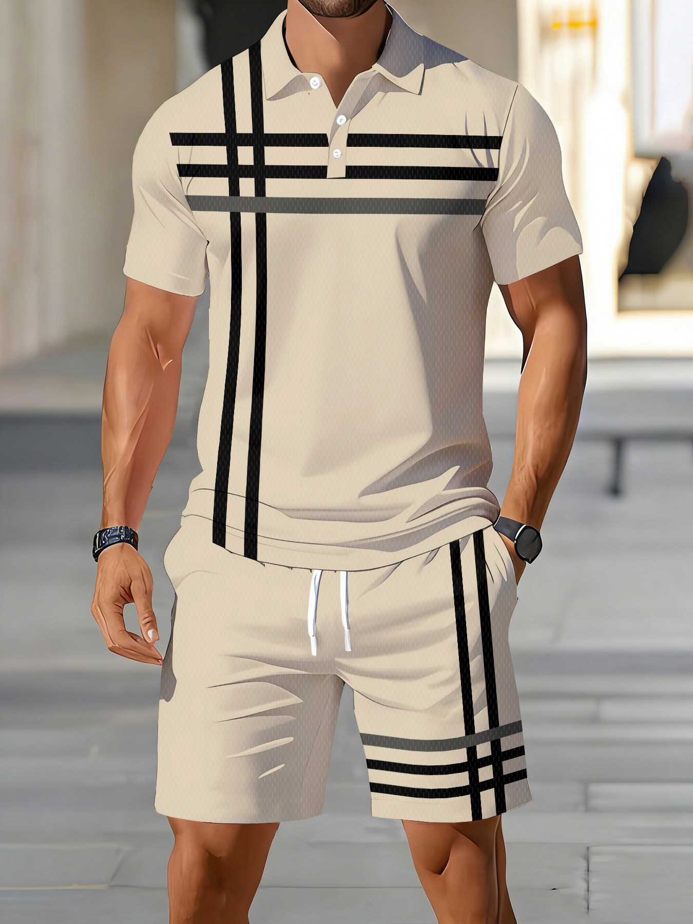 2026 Summer American Men's Pol – Street Fashion For 2026 Bewertung und Preis
