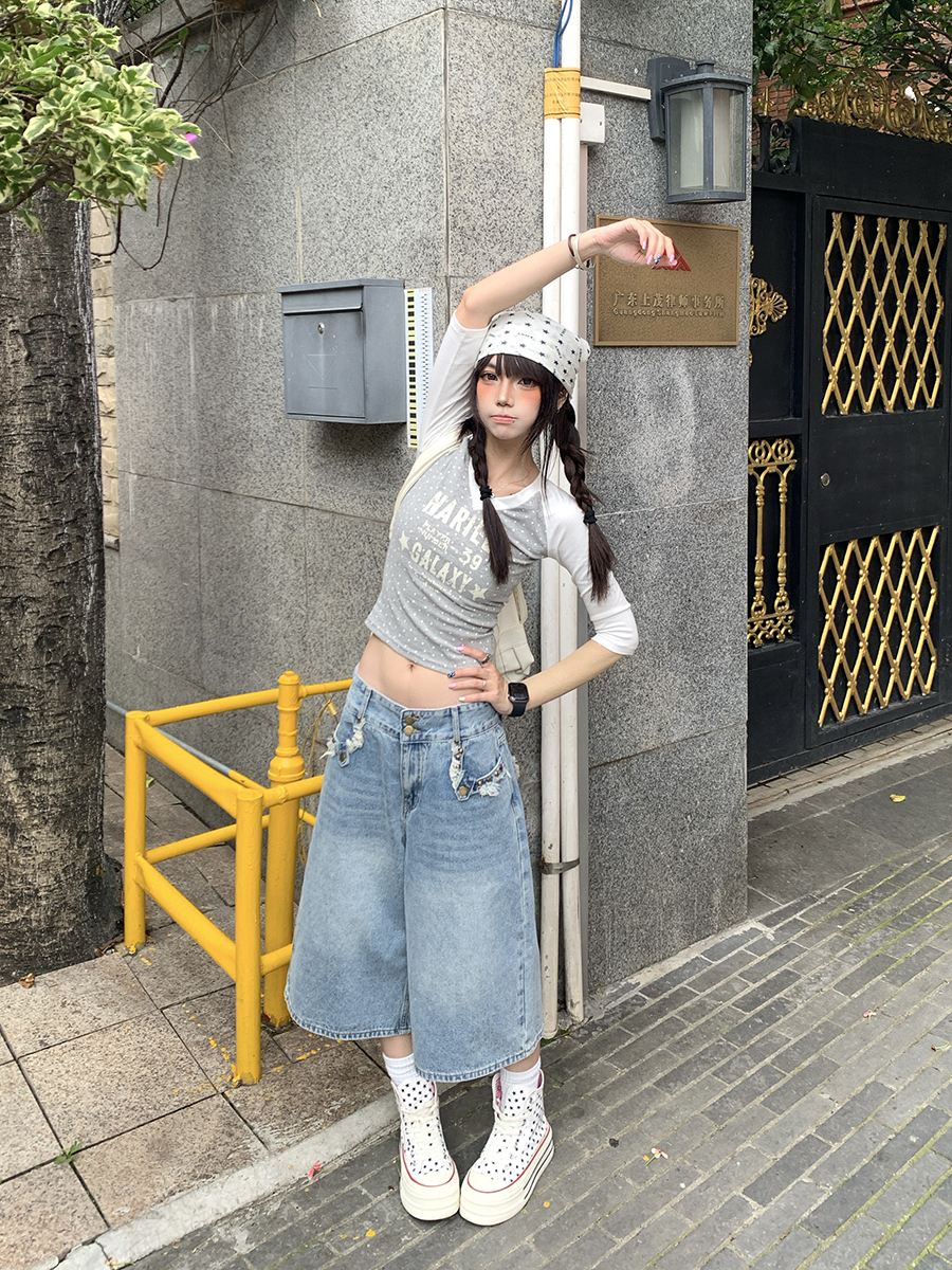 Summer Polka Dot Splice V Neck – Street Fashion Korean Girl Bewertung und Preis