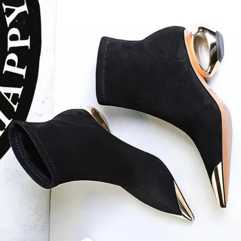 BIGTREE Shoes Metal Pointed Ti – Street Fashion Female Bewertung und Preis