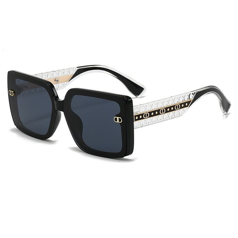 Retro Minimalist Large Frame F – Street Fashion Glasses Bewertung und Preis