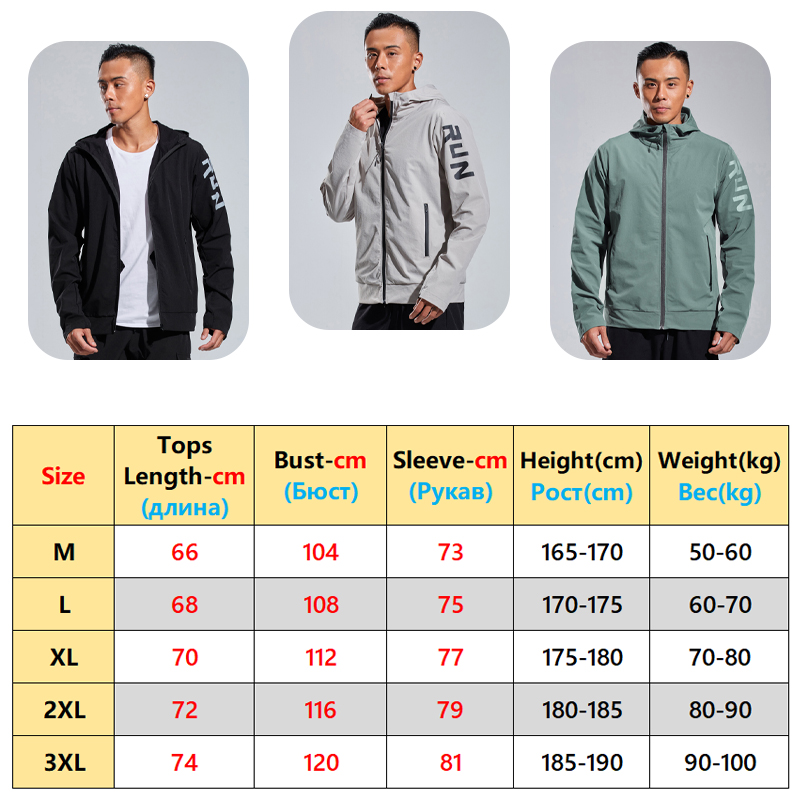 Mens Casual Jacket Sports Zipp – Reflective Jacket Running Bewertung und Preis