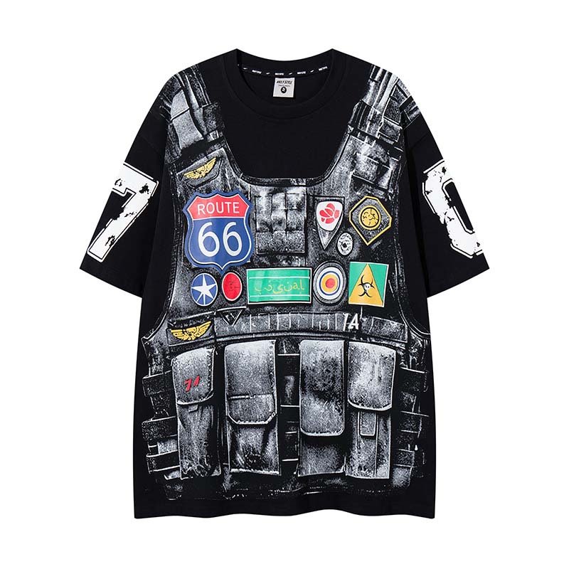 Men's Fashion 3D Printed T Shi – Street Fashion Vibes Bewertung und Preis